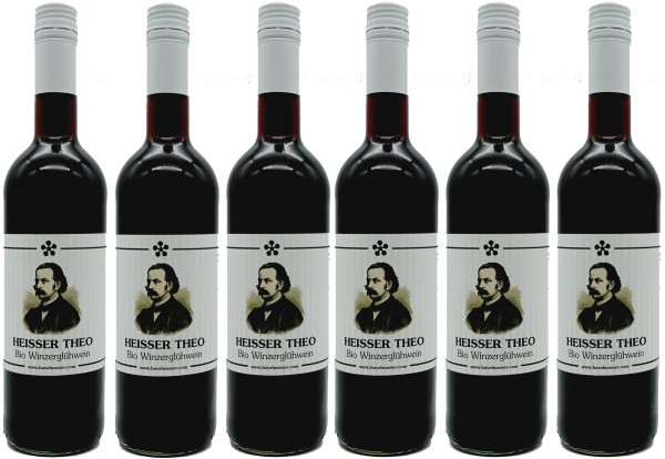 6er Heisser Theo Winzerglühwein Rot Bio 750ml