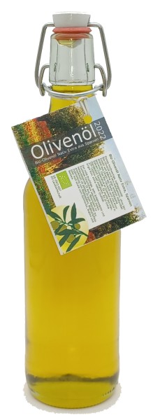 Olivenöl Bio, 500ml, Ernte 2022