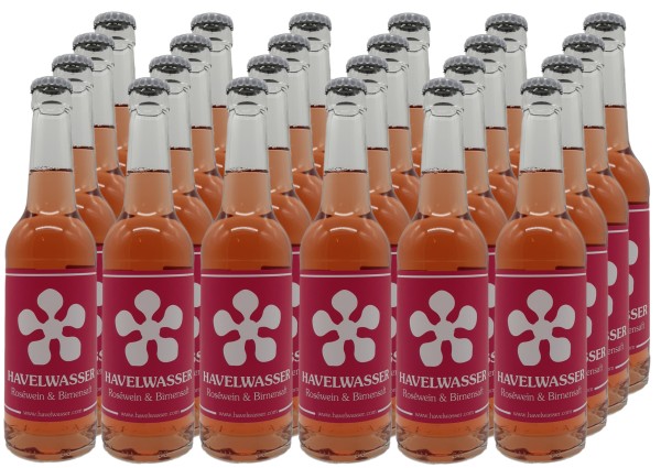 24er Havelwasser Rosé Bio - Birnensaft küsst Roséwein 330ml